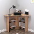 Corner computer table,Office Table,Computer table with Bottom shelves  for book storge. 