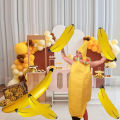 1pc Inflatable Banana  60cm/180cm Fake Banana  Fruit Props Inflatable Toys Bachelorette Party Games Toss Ring Toy. 
