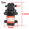 DC 12V 70PSI 3.5L/Min 0.48Mpa Agricultural Electric Water Pump Black Micro High Pressure Diaphragm Water Sprayer Car Wash. 