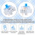 30 PCS Mechanical Keyboard Switches 3 Pin Blue Keyboard Clicker Replacement Keyboards Keys for LED Mechanical Gaming Keyboards.