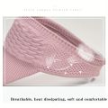 Casual Elastic Knitted Cap, Breathable Women's Empty Top Sunshade Hat For Outdoor Sports And Sun Protection.