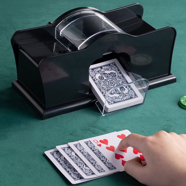 Red/Black%20Manual%20Card%20Shuffler%202%20Deck%20with%20Hand%20Crank,%20Card%20Shuffler%20for%20Blackjack,%20UNO,%20Poker,%20Playing%20Card%20Dealer%20Machine%20-%20Image%203
