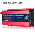 Inverter 12v/24v To 110v/220v Pure Sine Wave Inverter 12v 220v 1000W 1600W DC To AC Portable Auto Converter Car Solor Inverter. 