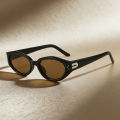 2 Pairs Double D Decor Cat Eye Sunglasses, Matching Couple & Sister Retro Fashion Glasses. 