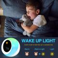 Sun & Moon Rise Kids Alarm Clock | Children's Sleep Trainer with Wake-Up Light & Night Light | Sleep Sound Machine | Teaches Kids Day & Night | Ideal for Better Sleep Routine. 