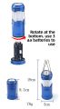 Outdoor camping tent multi-functional portable stretch light camping light portable stretch camping light three-in-one lighting. 