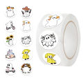 500PCS Halloween Cute Ghost Graffiti  Roll Stickers For Suitcase Skateboard Laptop Luggage Phone Car Styling DIY Decal Pegatinas. 