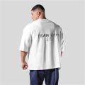 TEAM LYFT Silver Letter Logo Print Comfortable Cotton Men GYM T-Shirt O-Neck Short Sleeve T Shirt M-3XL Man T-shirts Tops Tees.