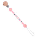 Daisy Flower Pacifier Clips Nipple Dummy Chain Holder Newborn Soother Chains Infant Feeding Soother Teething Toy Chew .