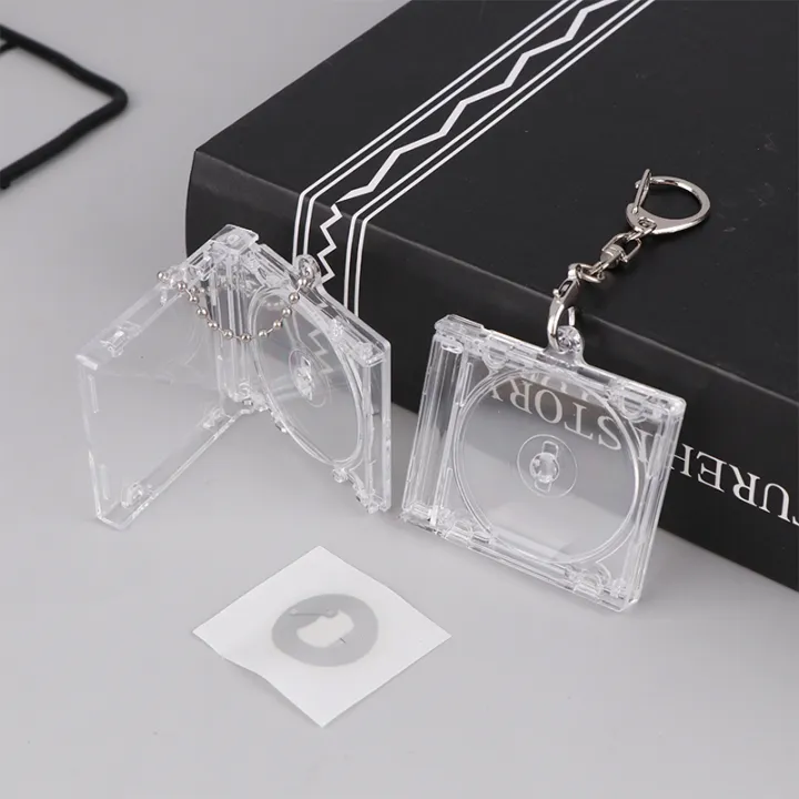 DIY%20Mini%20CD%20Case%20Key%20Chain%201%20PCS%20Blank%20Album%20Backpack%20Hanging%20Decor%20Keychain%20Pendant%20-%20Image%202