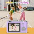 Digital Camera Children Camcorder 2.4" inches Rechargeable Autofocus Vlogging Compact Cameras For Beginner Photography Selfie. 