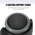 KAK 5pcs 2 inch Universal Swivel Caster Wheels Replacement Gaming Chair Office Chair Casters Trolley Rollers Furniture Hardware.