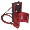 Motor Fan Cooling Heatsink for 540 550 3650 3660 Brushless Motor Traxxas Tamiya 1/8 1/10 scale RC cars accessories. 