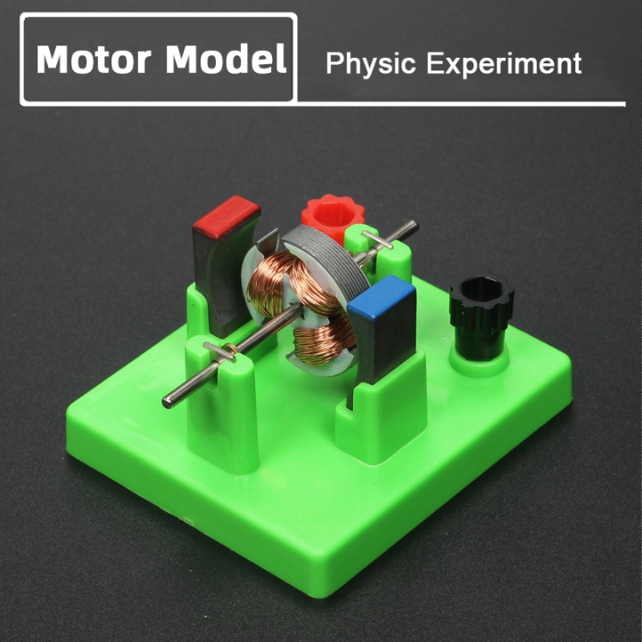 DIY DC Electrical Motor Model Physics Experiment Aids 4.5V Open ...