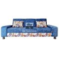 sofa combed New design sofa without arm with 7ft length and important malai fabric. 