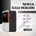 Original Nokia 5310 MP3 FM GSM 2G Dual Sim 2.4"Mobile phone 1year warranty -white/Back. 