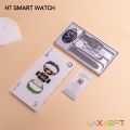 LaxasFit H7 Smartwatch – AMOLED HD Display ⌚ Bluetooth Calling 📞 Health & Fitness Tracker 🔋 Wireless Charging.