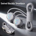 Elastic No Tie Shoelaces - Thick Rope Automatic Laces with Swivel Buckle - Heavy Duty Sports Shoe Laces Speed Shoestrings Unisex. 
