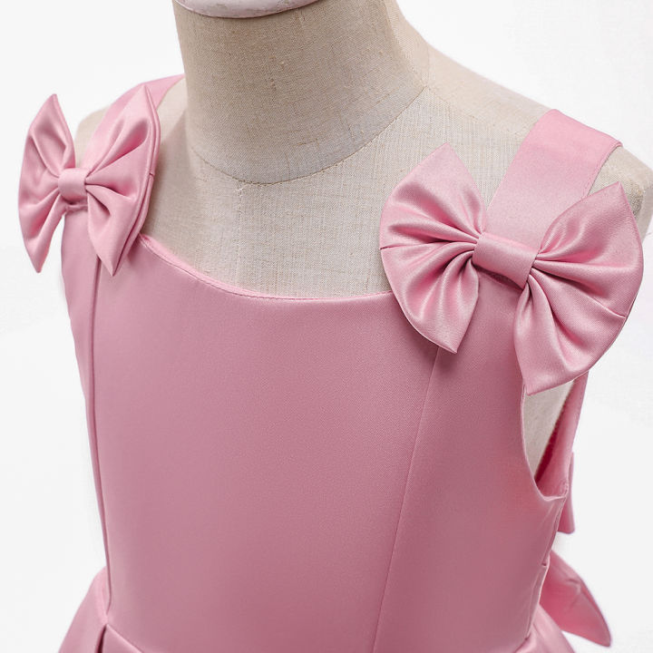 Elegant%20Bow%20Princess%20Girls%20Dress%20Summer%20Birthday%20Party%20Wedding%20Kids%20Dresses%20For%20Girl%20Costume%20White%20Evening%20Bridesmaid%20Ball%20Gown%20-%20Image%206