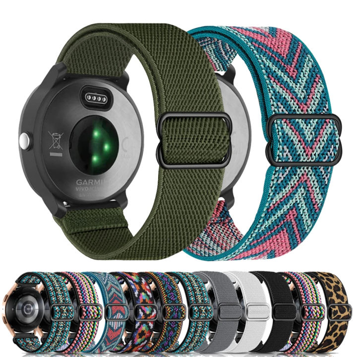 20mm 22mm strap For Samsung Galaxy watch 4/6/classic/Active 2/Gear S3/5/5pro Nylon Elastic Huawei GT 2e/2/3 Pro band correa Belt