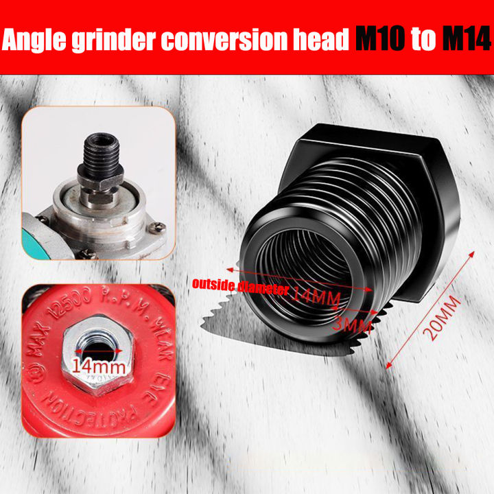 Angle%20Grinder%20Attachment%20Adapter,M10%20to%20M14/M16,Black%20Quick%20Change%20Polisher%20Interface%20Connector%20Practical%20Thread%20Converter%20-%20Image%207