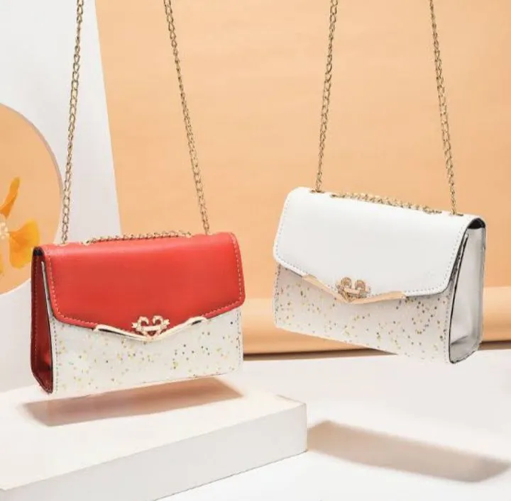 Women's Fashion Mini star glitter design hand purse bag