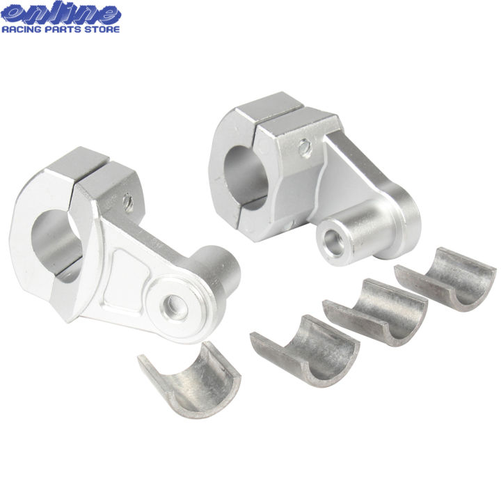 Motorcycle%2022mm%2028mm%20Bar%20Clamps%20Raised%20Handlebar%20Handle%20Bar%20Risers%20Black%20Silver%20Mount%20Riser%20Clamp%20Dirt%20Motocross%20Accessories%20-%20Image%204