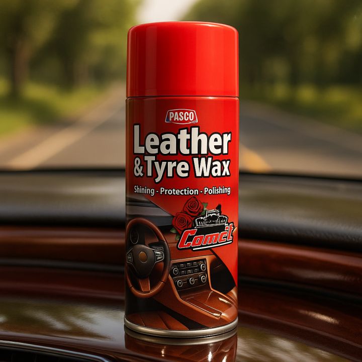 Comet PASCO Quick Formula – Mix Formula Leather & Tyre Wax for Dashboard & Tyres (450ml)