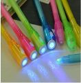 1 piece 3 in 1 magic invisible ink pen with uv torch light.