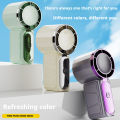 SEAMETAL Portable Handheld Fan 5-Speed Turbo Cooling Fan Tiny Size USB Rechargeable Personal Fan for Travel & Outdoor. 