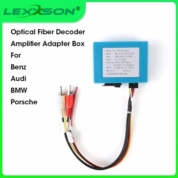 Car Radio Audio Optical Fiber Decoder Most Box For Mercedes Benz ML/GL ...