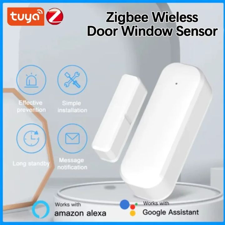 Tuya Smart Door Window Sensor Zigbee Magnetic Contact Detector Smart ...