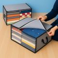 Extra Capacity Transparent Underbed Cloth Storage Bag | 1 Piece. 