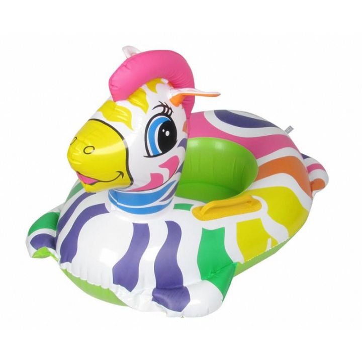 Zebra Inflatable Pool Swimming Ring Floating Baby Kids Seat Boat | Daraz.lk