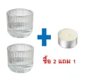 IKEA candle holder, tea light candle holder, Ikea clear glass, 3.5 cm, 5x5 m Genuine ikia ready to ship. 