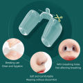 1pc Rhinoplasty Nostril Support Postoperative Silicone Shaping Mold Crooked Nose Correction Fixator Nasal Wing Beauty Noseclip. 