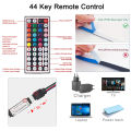 Led Strip Lights with 44 Key Remote Control 1m 5m 10m 20m RGB Tape Led Wall Room for Home Bedroom Party Decor TV Backlight.