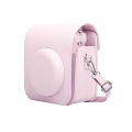 PU Leather Soft Protective Case for Instax Mini 12 Camera with Shoulder Strap  Film Camera Travel Bag. 