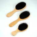 Natural Bamboo Comb Boar Bristle Hair Brush Portable Wooden Air Cushion Comb Scalp Detangler Haircomb Salon Styling Hair Tools.