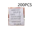 100 Packs Non-toxic Safe Silica Gel Desiccant Moisture Absorber Dehumidifier for Room Kitchen Clothes Food Household Cleaning. 