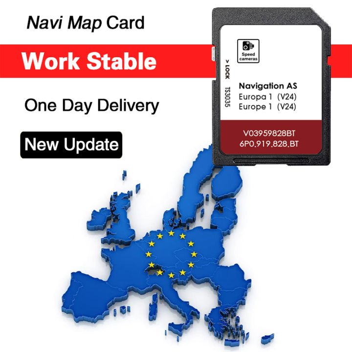 Navi Navigation 2026 for Seat Leon AS V24 SD Map Cards MIB2 Europe Fast Delivey