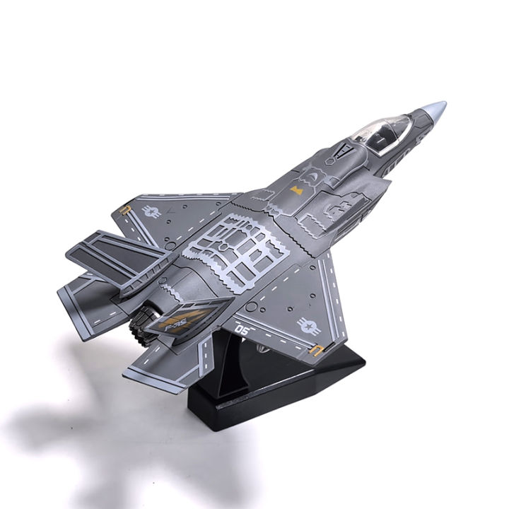 1 Piece DIY Puzzle Building Blocks  Model Assemble Collection Toys F14 F35 B2 Fighter AH64 Helicopter Model Ornament Toy