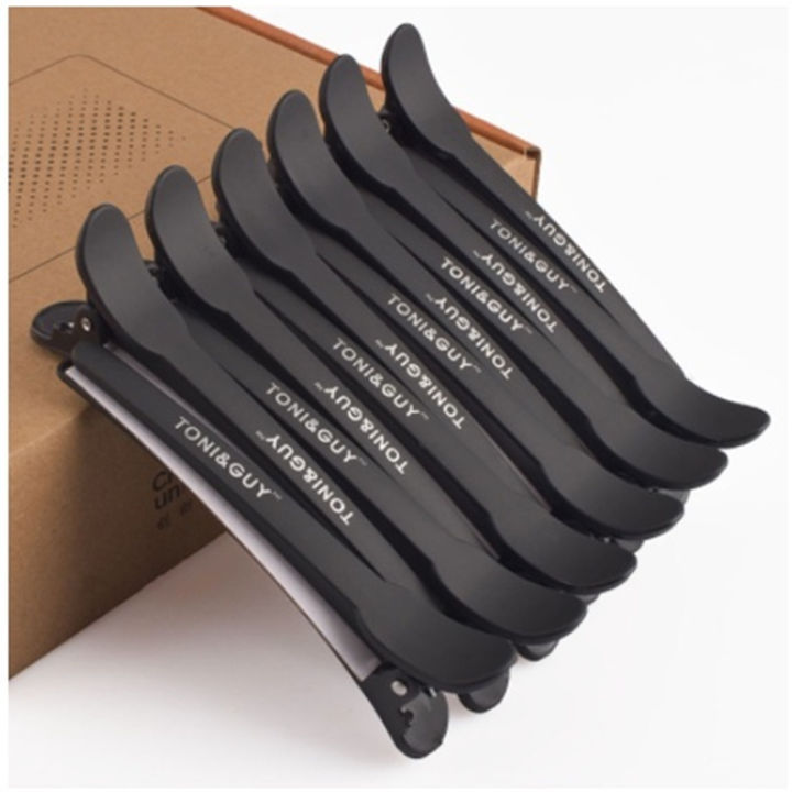 12pcs%20Hairdressing%20Hair%20Clip%20Salon%20Professional%20Women's%20Braided%20Tools%20Black%20Plastic%20Hairpin%20Clamps%20Claw%20Section%20Alligator%20Clips%20-%20Image%208