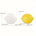 Lemon Shaped Scented Candle Silicone Mold DIY 3D Fruit Resin Mould Gypsum Making Tool Handmade s Party Ambience Home Decor.