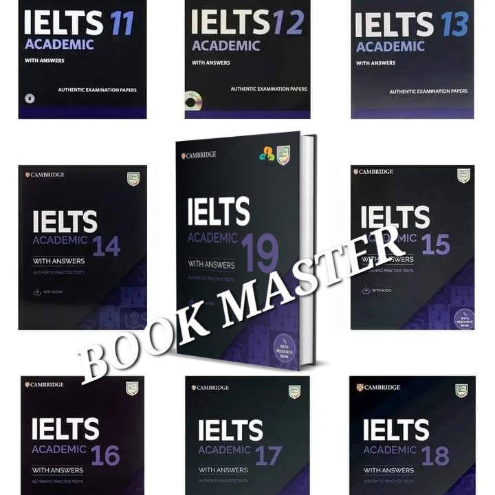 Cambridge English IELTS Academic 11 to 19  9 books with audio qr code