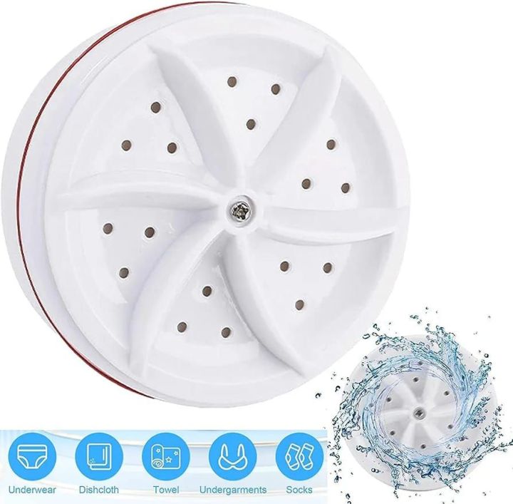 Worlds Smallest Portable Washing Machine Mini Washing Turbo with USB, Suitable for Home, Business, Travel, College Room, RV, Apartment