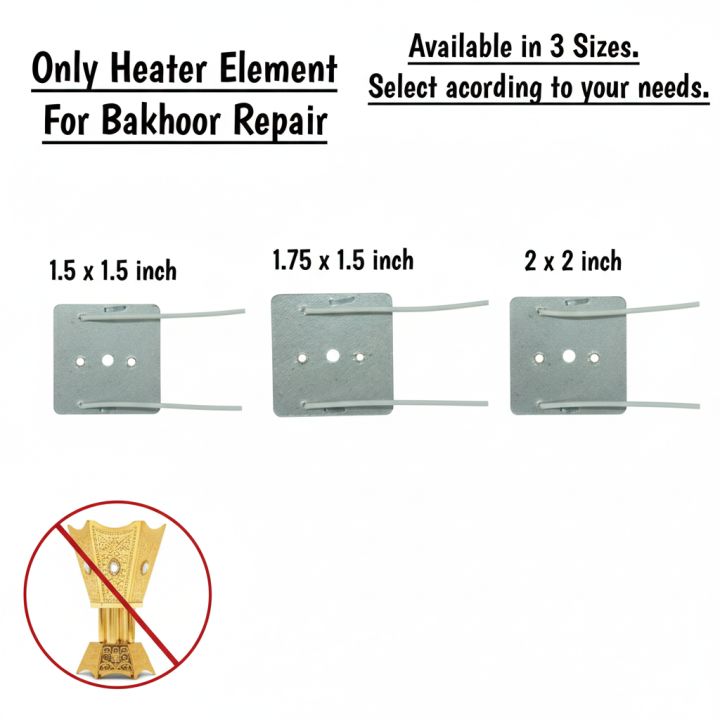 Electric Incense Bakhoor Burner / Luban HEATER ELEMENT. Size select your demand 220volt, BEST QUALITY