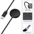 Type-C Fast Charger for Google Pixel Watch 2 Charging Cable Cord for Google Watch2 USB-A Charge Magnet USB-C Black. 