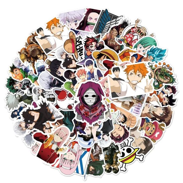 Mix%20Anime%20Stickers%20Decals%20Skateboard,%20Laptop,%20Suitcase,%20Motorcycle%2010/25/50Pcs%20-%20Image%203