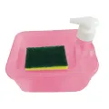 Sponge with hand wash pump. 